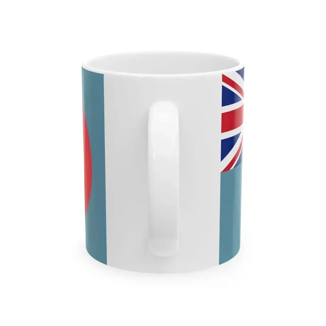 Ensign of the Belgian Section of the Royal Air Force (Belgium) White Coffee Mug - Go Mug Yourself