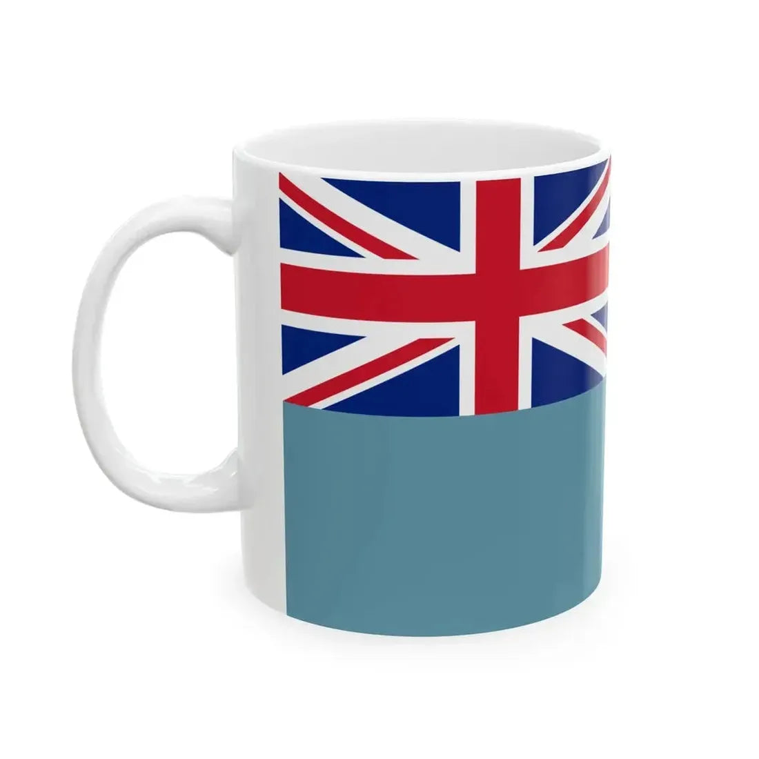 Ensign of the Belgian Section of the Royal Air Force (Belgium) White Coffee Mug - Go Mug Yourself