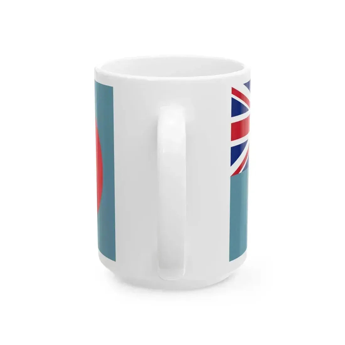 Ensign of the Belgian Section of the Royal Air Force (Belgium) White Coffee Mug - Go Mug Yourself