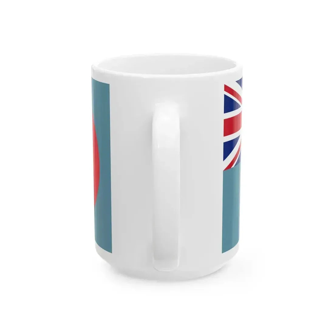 Ensign of the Belgian Section of the Royal Air Force (Belgium) White Coffee Mug - Go Mug Yourself