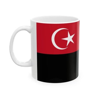 Ensign of the Boat of the Territorial Government of Johor (Malaysia) White Coffee Mug - Go Mug Yourself