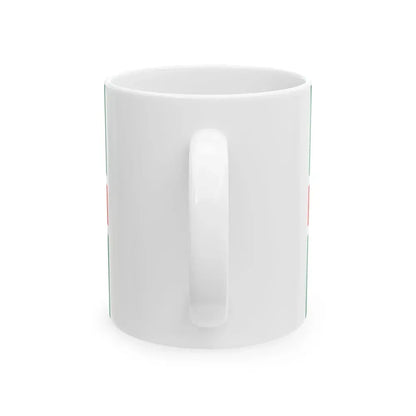 Ensign of the Botswana Defence Force Air Wing (Botswana) White Coffee Mug - Go Mug Yourself
