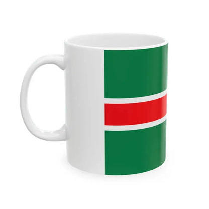 Ensign of the Botswana Defence Force Air Wing (Botswana) White Coffee Mug - Go Mug Yourself