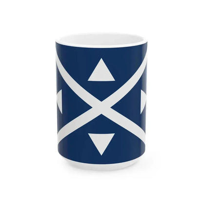 Ensign of the Chinese Salt Administration 1912-1929 (China) White Coffee Mug 15oz - Go Mug Yourself