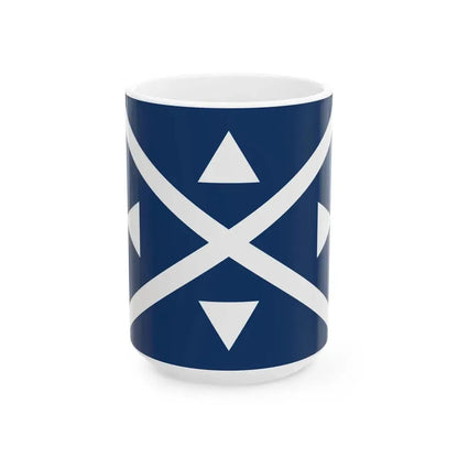 Ensign of the Chinese Salt Administration 1912-1929 (China) White Coffee Mug 15oz - Go Mug Yourself