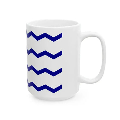 Ensign of the Chinese Salt Administration (China) White Coffee Mug - Go Mug Yourself