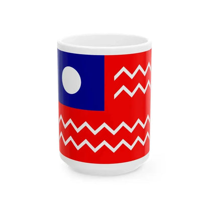Ensign of the Chinese Water Police 1912 (China) White Coffee Mug 15oz - Go Mug Yourself