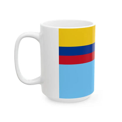 Ensign of the Colombian Air Force (Colombia) White Coffee Mug - Go Mug Yourself