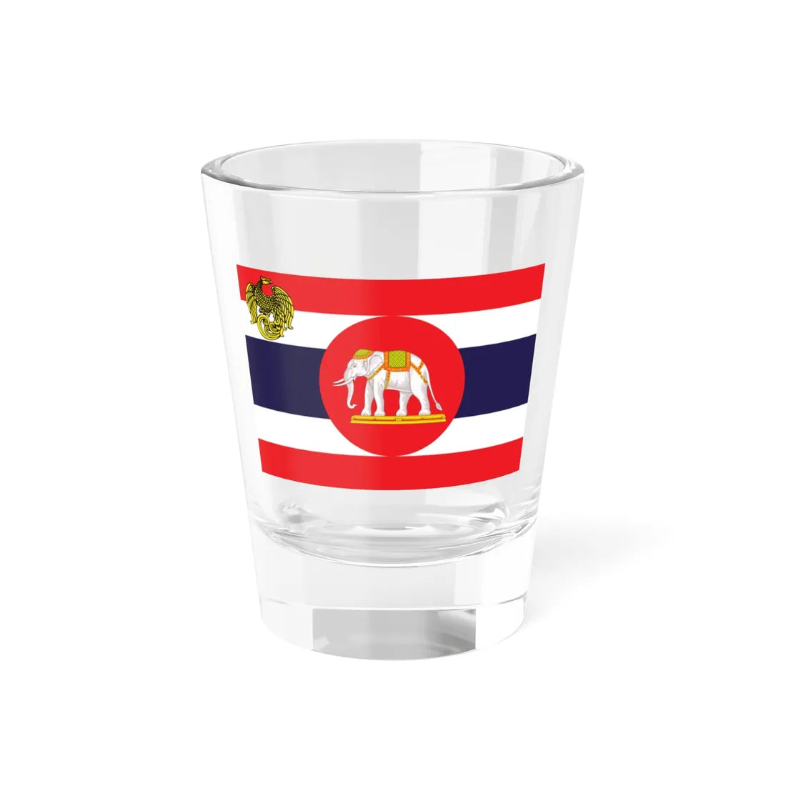 Ensign of the Customs Department Thailand (Thailand) Shot Glass 1.5oz 1.5oz - Go Mug Yourself