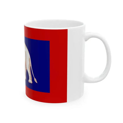 Ensign of the Front Palace Navy 1851-1885 (Cambodia) White Coffee Mug - Go Mug Yourself
