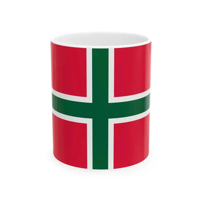 Ensign of the Hungarian Yachting Association pre-2000s (Hungary) White Coffee Mug 11oz - Go Mug Yourself