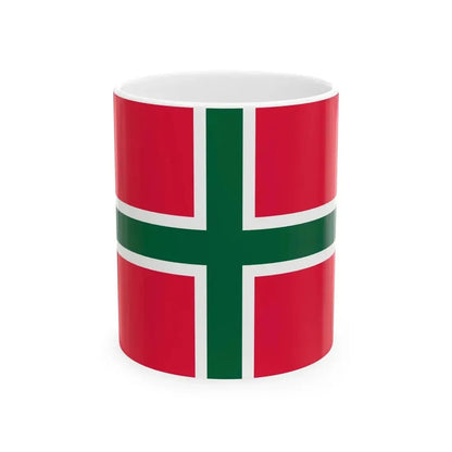 Ensign of the Hungarian Yachting Association pre-2000s (Hungary) White Coffee Mug 11oz - Go Mug Yourself