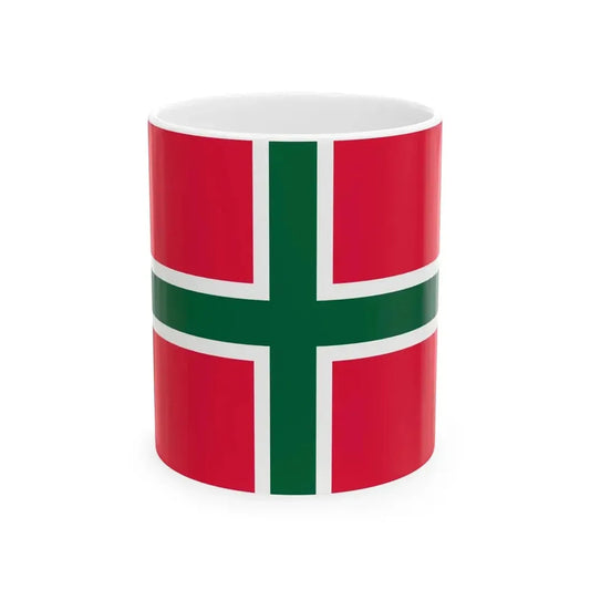 Ensign of the Hungarian Yachting Association pre-2000s (Hungary) White Coffee Mug 11oz - Go Mug Yourself