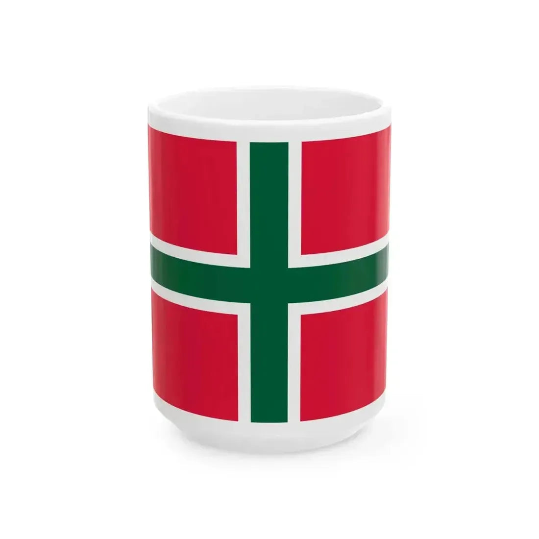 Ensign of the Hungarian Yachting Association pre-2000s (Hungary) White Coffee Mug 15oz - Go Mug Yourself