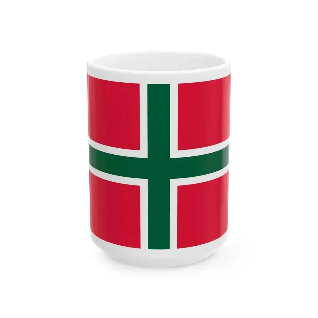 Ensign of the Hungarian Yachting Association pre-2000s (Hungary) White Coffee Mug 15oz - Go Mug Yourself