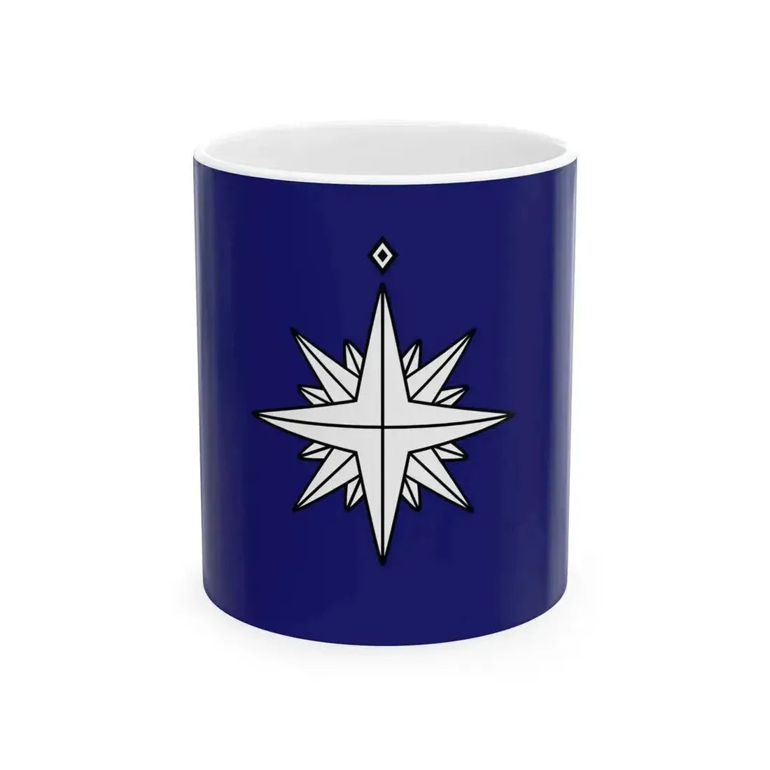 Ensign of the Japanese Coast Guard (Japan) White Coffee Mug 11oz - Go Mug Yourself
