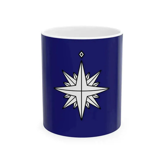 Ensign of the Japanese Coast Guard (Japan) White Coffee Mug 11oz - Go Mug Yourself