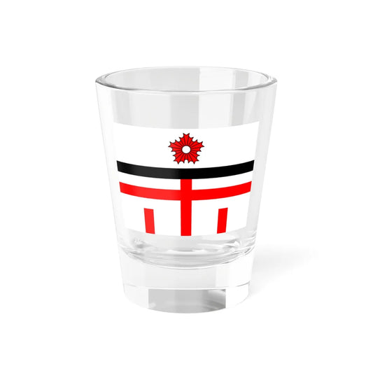 Ensign of the Japanese Water Police (Japan) Shot Glass 1.5oz 1.5oz - Go Mug Yourself