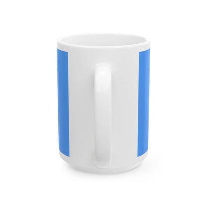 Ensign of the National Yacht Club Ireland pre-1945 (Ireland) White Coffee Mug - Go Mug Yourself
