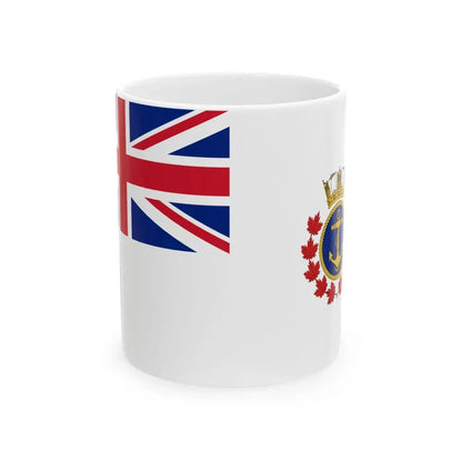 Ensign of the Royal Canadian Sea Cadets 1953-1976 (Canada) White Coffee Mug 11oz - Go Mug Yourself