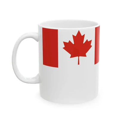Ensign of the Royal Canadian Sea Cadets (Canada) White Coffee Mug - Go Mug Yourself