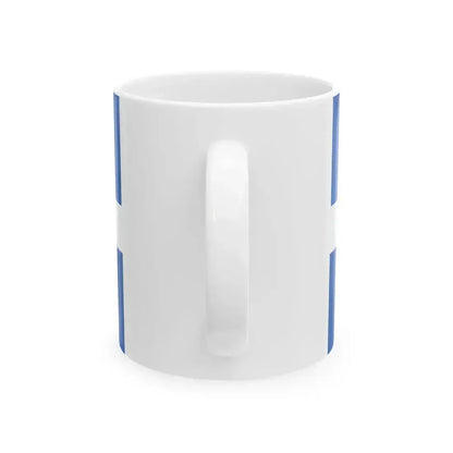 Ensign of the Royal Hellenic Air Force (Greece) White Coffee Mug - Go Mug Yourself