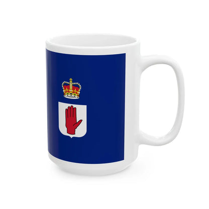 Ensign of the Royal Ulster Yacht Club (Ireland) White Coffee Mug - Go Mug Yourself