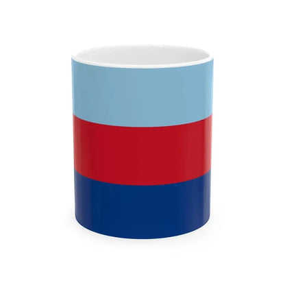 Ensign of the South African Defence Force 1947-1981 (South Africa) White Coffee Mug 11oz - Go Mug Yourself