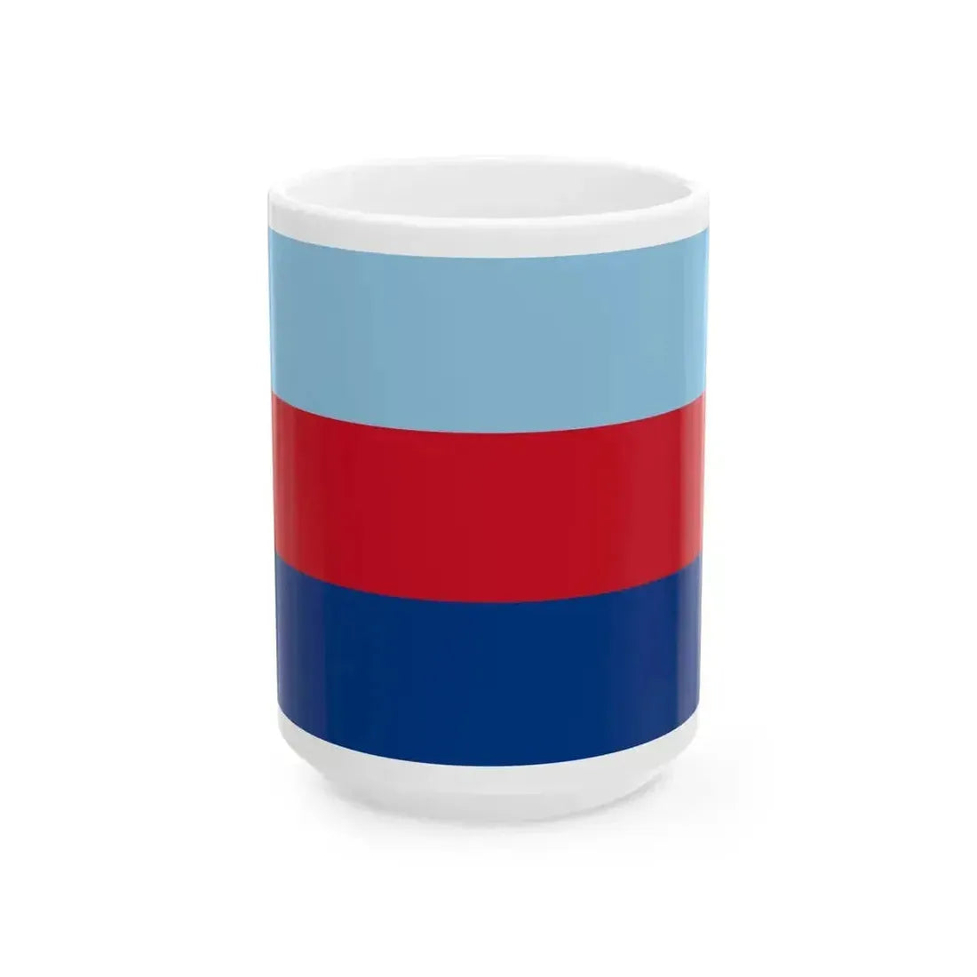 Ensign of the South African Defence Force 1947-1981 (South Africa) White Coffee Mug 15oz - Go Mug Yourself