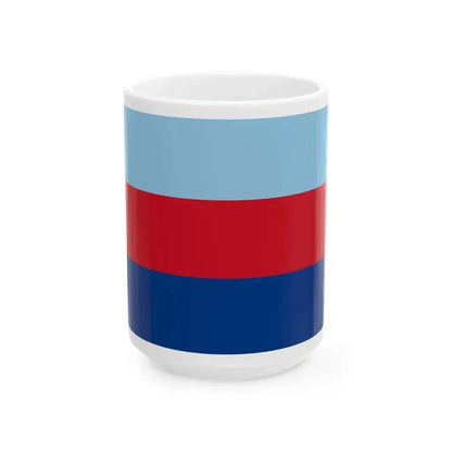Ensign of the South African Defence Force 1947-1981 (South Africa) White Coffee Mug 15oz - Go Mug Yourself