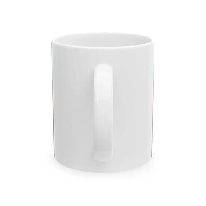 Ensign of the South African Defence Force 1947-1981 (South Africa) White Coffee Mug - Go Mug Yourself