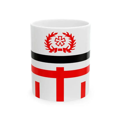 Ensign of the South Pacific Mandate Water Police (Japan) White Coffee Mug 11oz - Go Mug Yourself