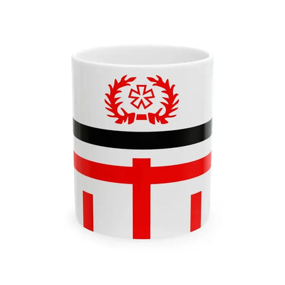 Ensign of the South Pacific Mandate Water Police (Japan) White Coffee Mug 11oz - Go Mug Yourself