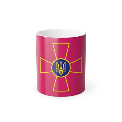 Ensign of the Ukrainian Armed Forces (Ukraine) Color Changing Mug 11oz-11oz-Go Mug Yourself