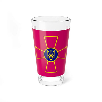 Ensign of the Ukrainian Armed Forces (Ukraine) Pint Glass 16oz-16oz-Go Mug Yourself