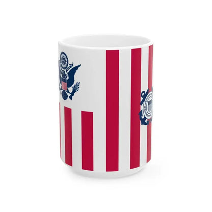 Ensign of the United States Coast Guard (United States) White Coffee Mug 15oz - Go Mug Yourself