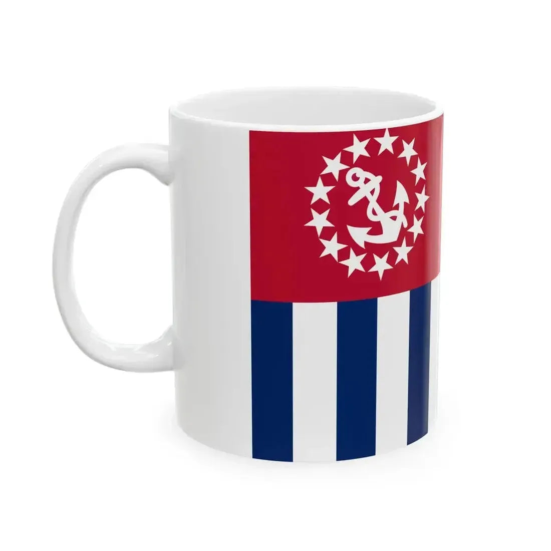 Ensign of the United States Power Squadrons (United States) White Coffee Mug - Go Mug Yourself