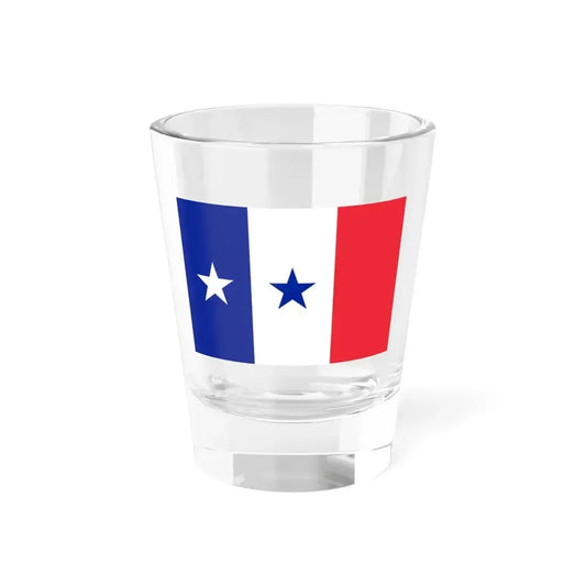Ensign of the Yacht Club de France (France) Shot Glass 1.5oz 1.5oz - Go Mug Yourself