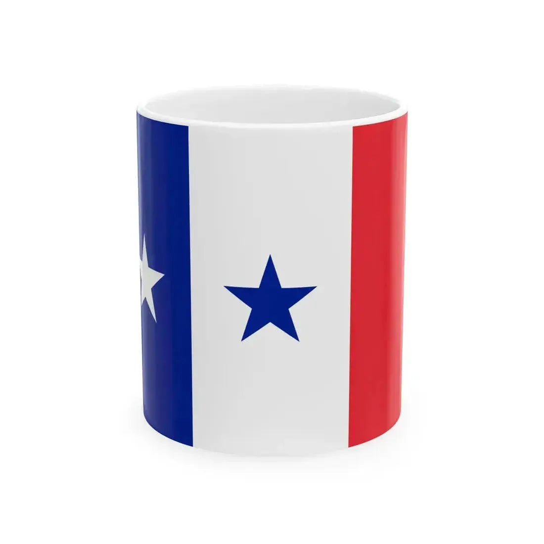 Ensign of the Yacht Club de France (France) White Coffee Mug 11oz - Go Mug Yourself