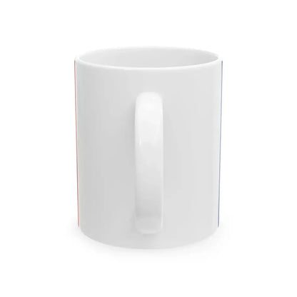 Ensign of the Yacht Club de France (France) White Coffee Mug - Go Mug Yourself