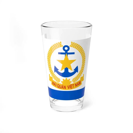 Ensign of Vietnam Peoples Navy (Vietnam) Pint Glass 16oz 16oz - Go Mug Yourself