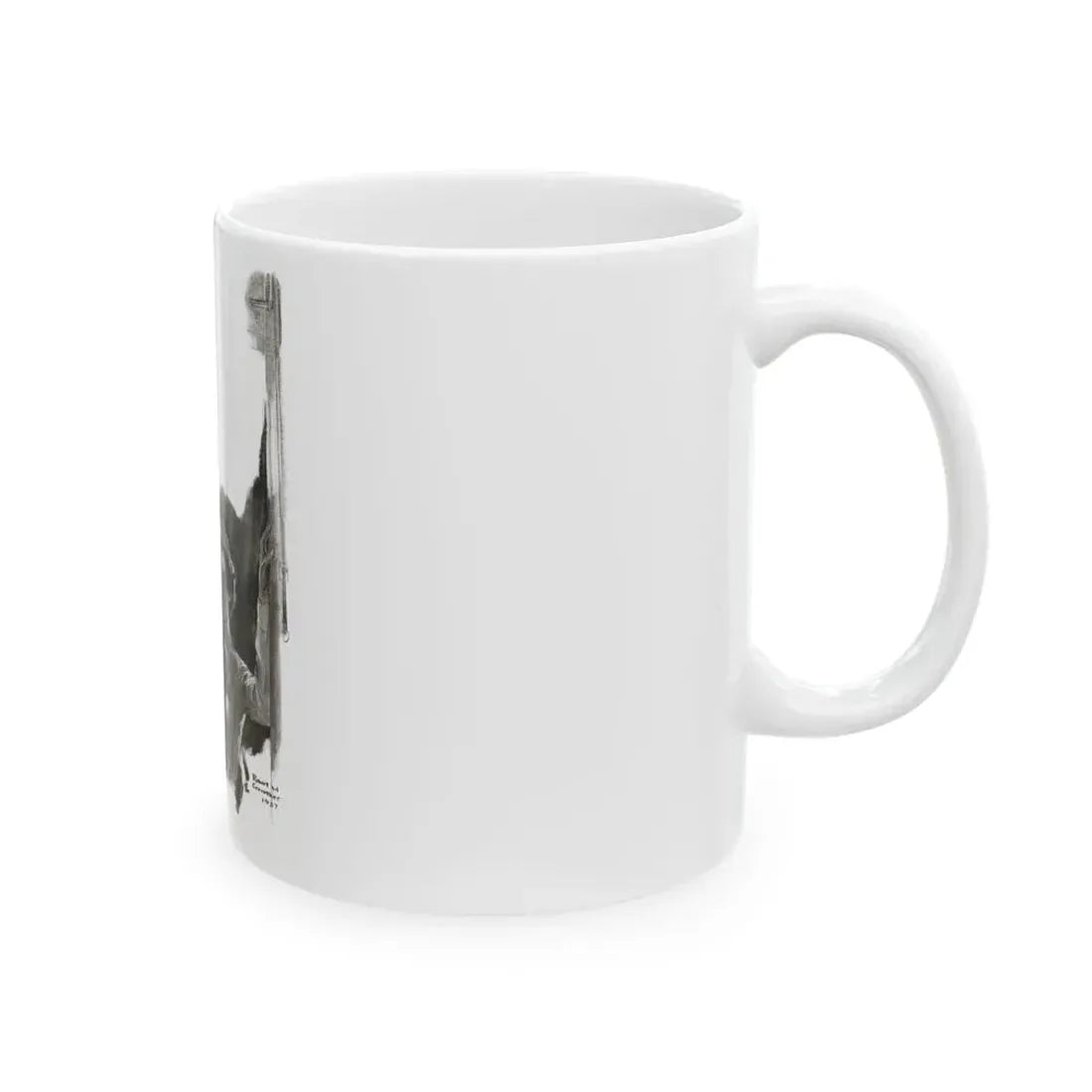 Enter Nurse Angus, Cosmopolitan, August 1937 - White Coffee Mug - Go Mug Yourself