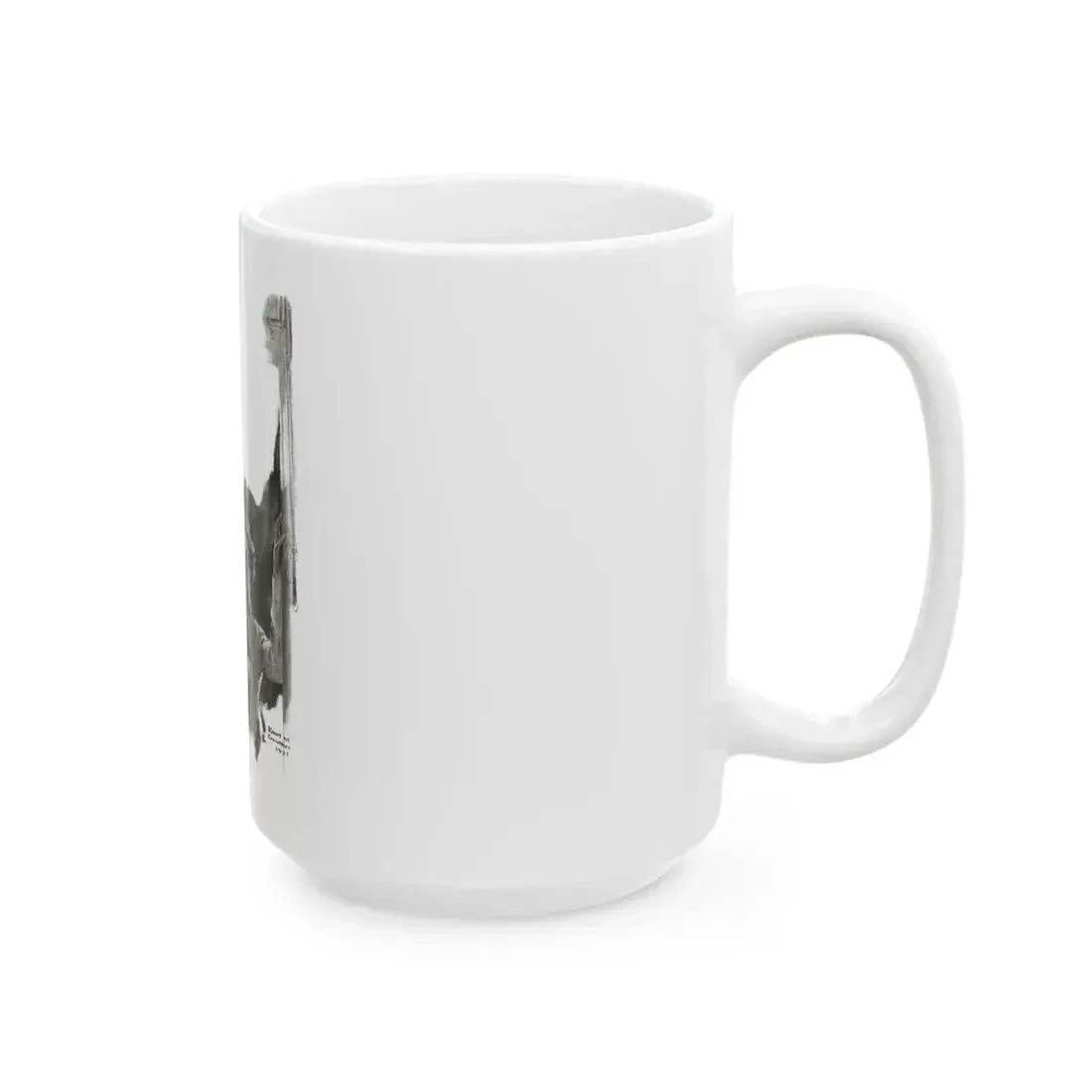 Enter Nurse Angus, Cosmopolitan, August 1937 - White Coffee Mug - Go Mug Yourself