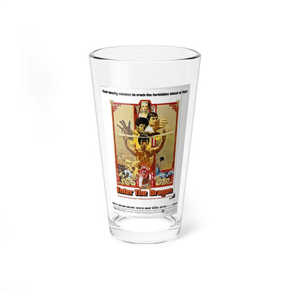 ENTER THE DRAGON 1973 Movie Poster - Pint Glass 16oz-16oz-Go Mug Yourself