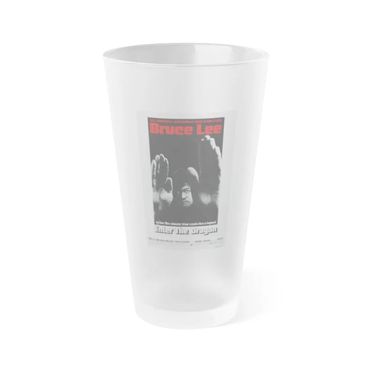 ENTER THE DRAGON (2) 1973 Movie Poster - Frosted Pint Glass 16oz-16oz-Frosted-Go Mug Yourself