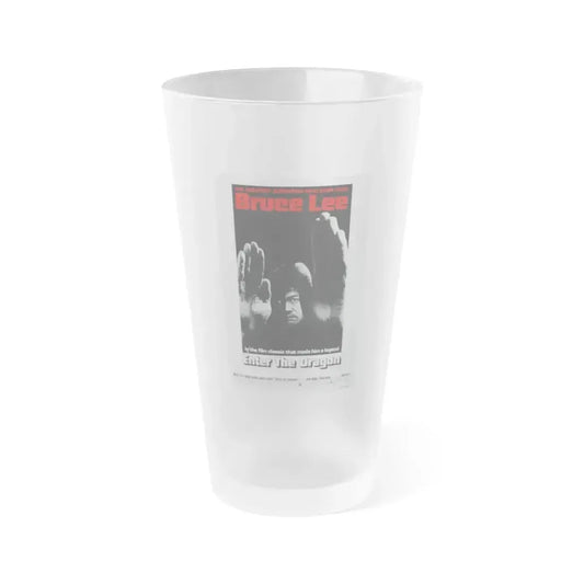 ENTER THE DRAGON (2) 1973 Movie Poster - Frosted Pint Glass 16oz 16oz Frosted - Go Mug Yourself