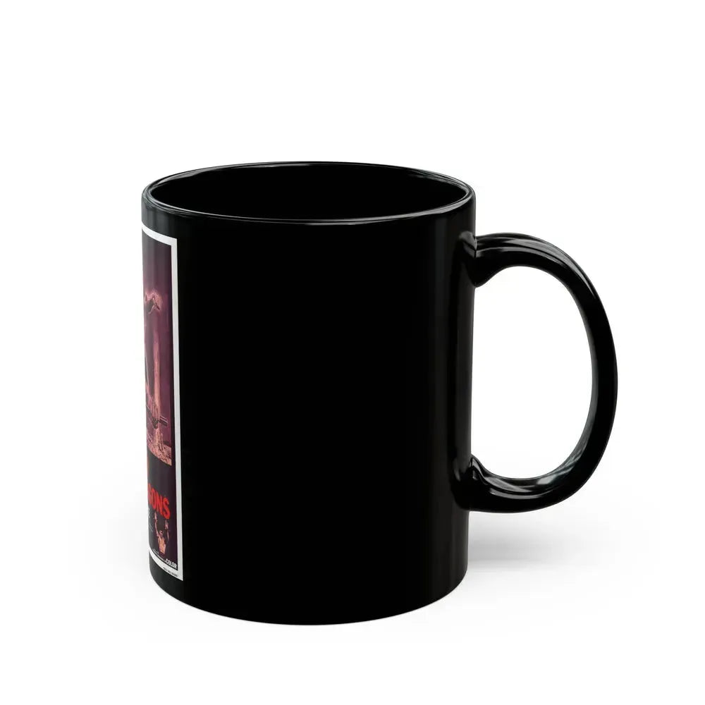ENTER THREE DRAGONS 1978 Movie Poster - Black Coffee Mug - Go Mug Yourself