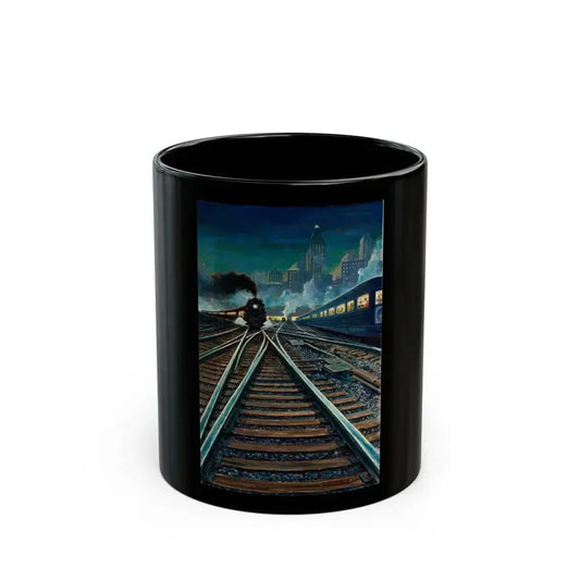 Entering the Station - Black Coffee Mug 11oz - Go Mug Yourself