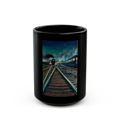 Entering the Station - Black Coffee Mug 15oz - Go Mug Yourself