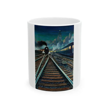 Entering the Station - White Coffee Mug 11oz - Go Mug Yourself
